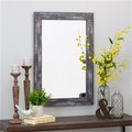 Aspire Home Accents Aspire Home Accents 6053 Morris Wall Mirror; Gray - 36 x 24in. 6053